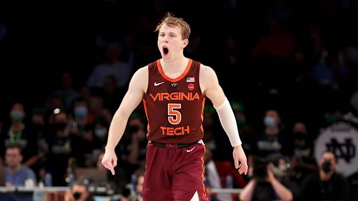 Virginia Tech guard Storm Murphy
